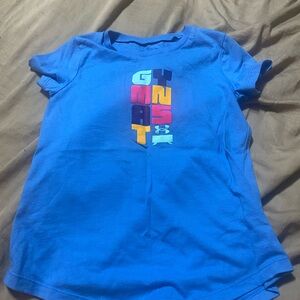 Under Armour Girls Tee with Multicolor Graphic